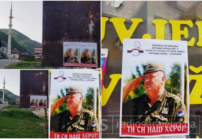 U Srebrenici osvanuli plakati Ratka Mladića